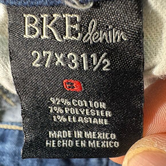 BKE Buckle Harper Women Jeans 27R Bootcut Stretch Distressed‎ Blue - Picture 7 of 9